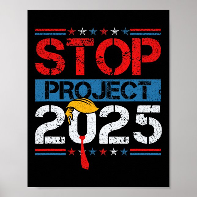 Project 2025 Trumps Project Anti Trump 1 Poster (Framsidan)
