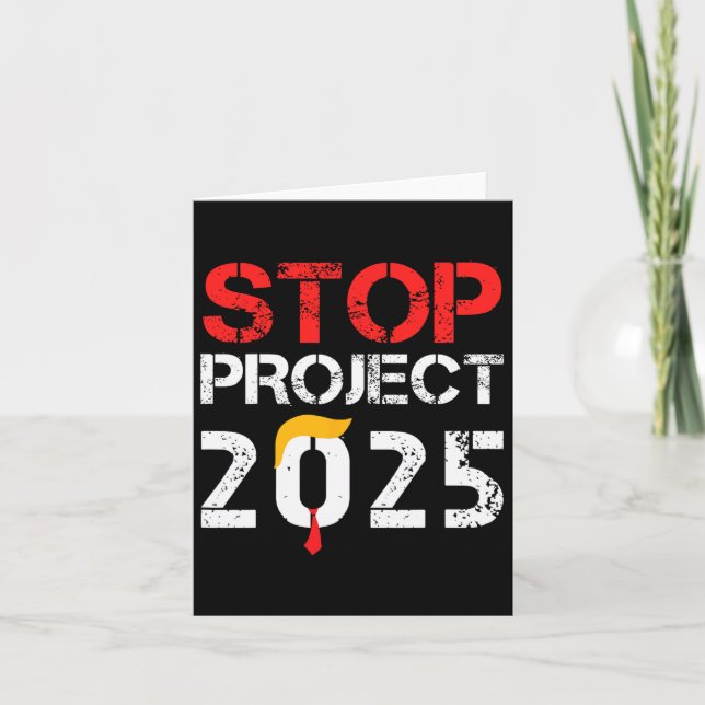 Project 2025 Trumps Project Anti Trump 3 Kort (Framsida)