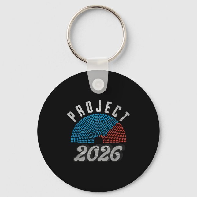 Project 2026 Tee Shirt  Nyckelring (Framsida)