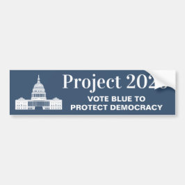 Project 2026 Vote for Democracy Bildekal