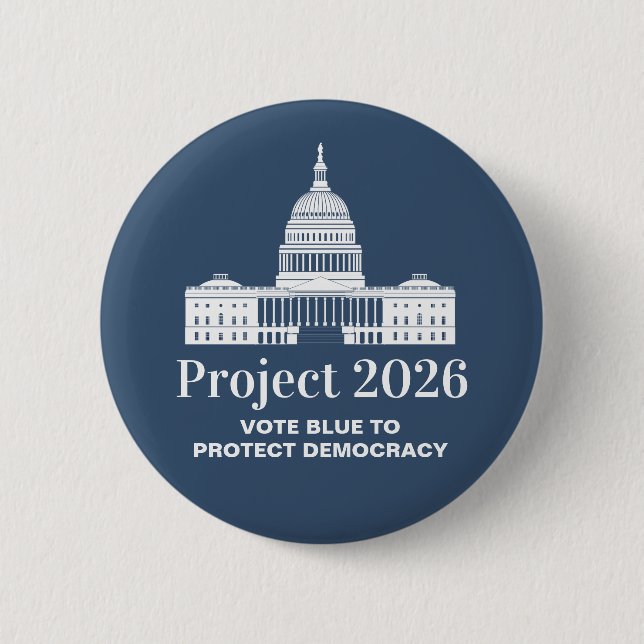 Project 2026 Vote for Democracy Knapp (Framsida)