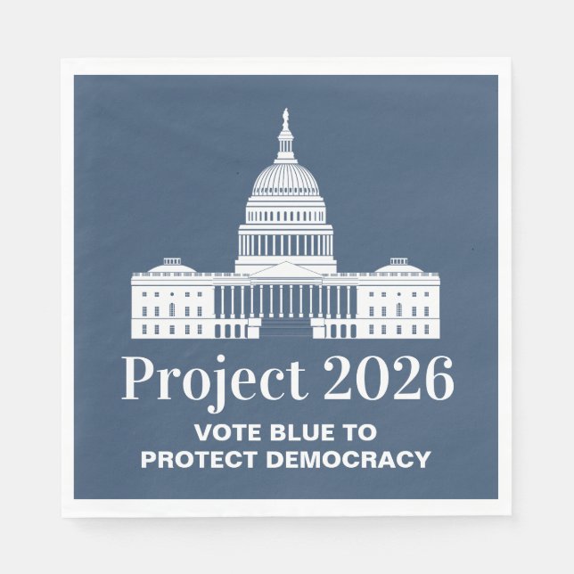 Project 2026 Vote for Democracy Pappersservett (Framsidan)
