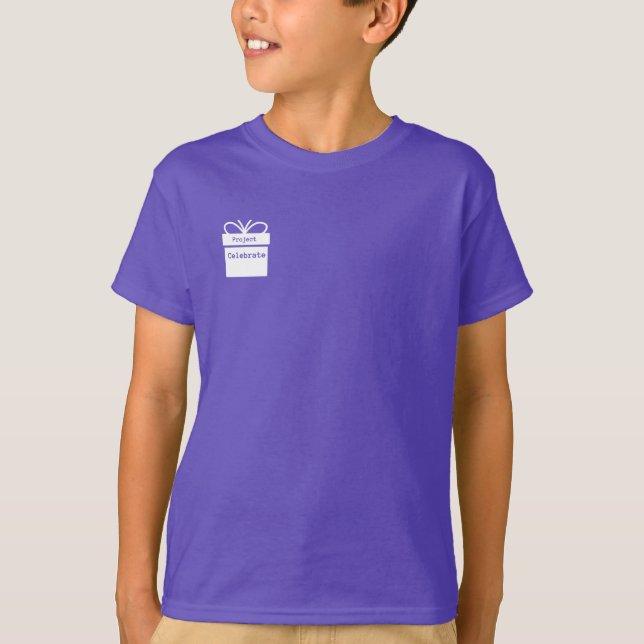 Project Celebrate - Kids Tee (Framsida)