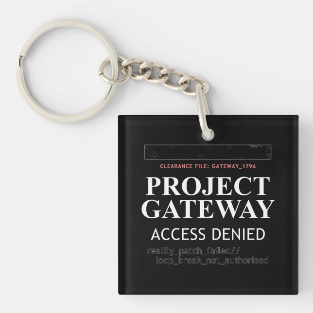 Project Gateway - ACCESS NEIED - Verklighetsglitch (Framsidan)
