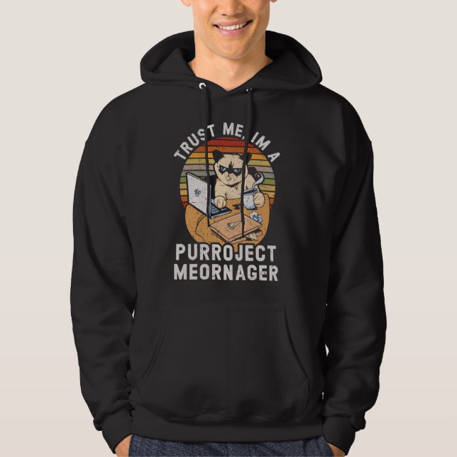 Project Management Job Occupation Project Manager  Hoodie (Framsida)