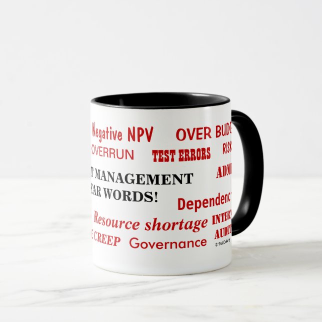 Project Management Swear Ord lund Team Gift Mugg (Framsida höger)