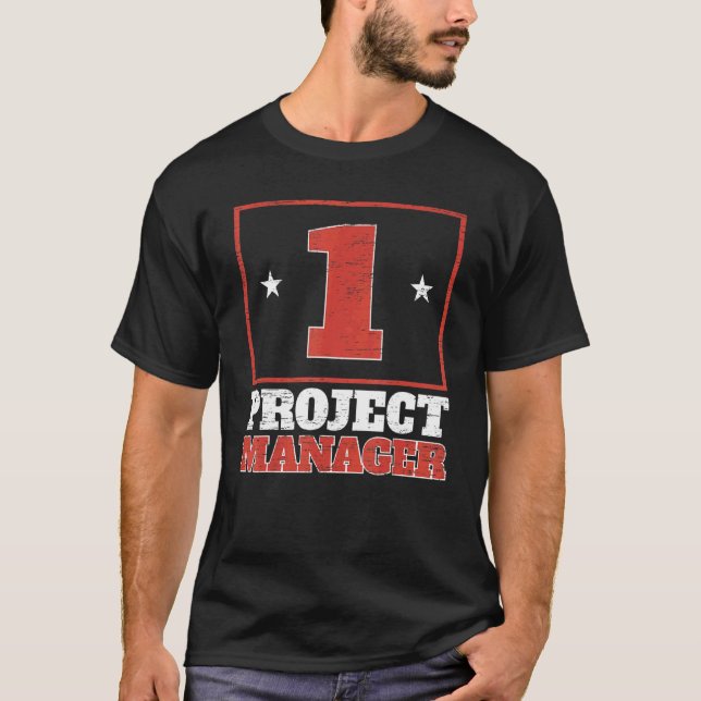 Project Manager Job Project Management Profession  T Shirt (Framsida)