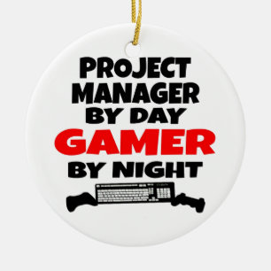 Project Manager-spelare Julgransprydnad Keramik