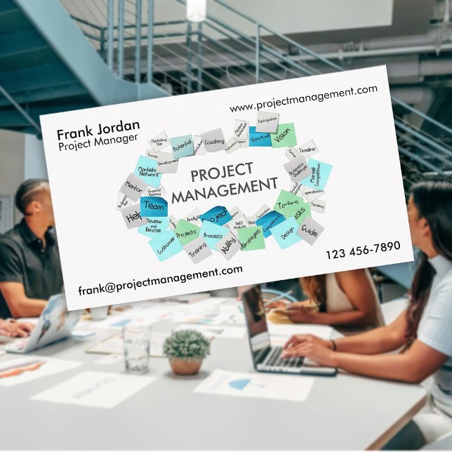 Project Manager Visitkort (Skapare uppladdad)