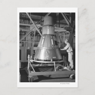 Project Mercury - Kapsel #2 Fotografi Vykort