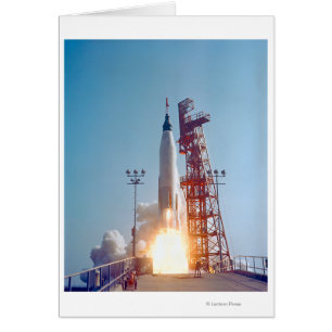Project Mercury MORSA-9 Launch, Faith 7 Hälsningskort
