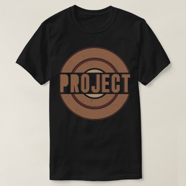 Project Music Vintage T Shirt (Design framsida)