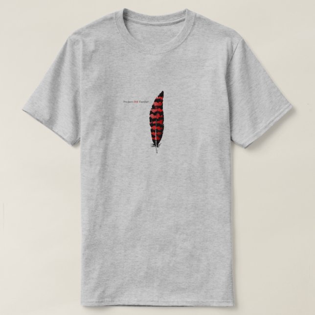 Project Red Feather T Shirt (Design framsida)