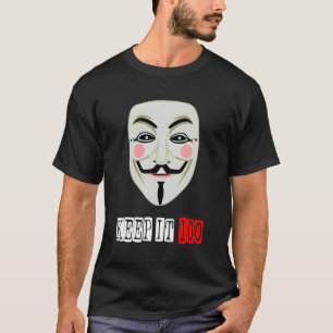 Project Zorgo Anonymous Hacker Behålla IT 100 T Shirt