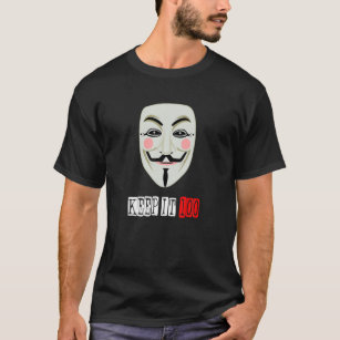 Project Zorgo Anonymous Mask Hacker Behålla IT 100 T Shirt