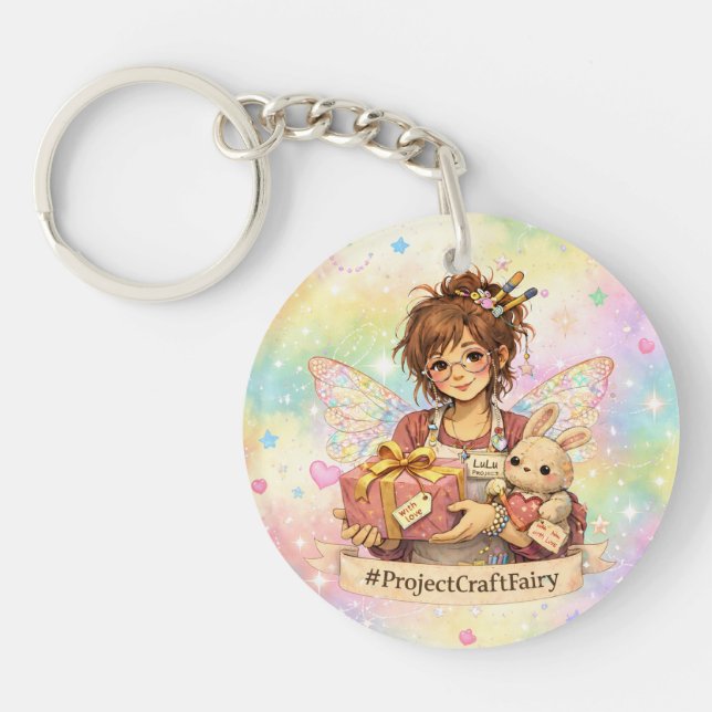 #ProjectCraftFairy - Acrylic Keychain (Framsidan)