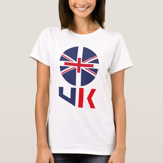 PROJECTED FLAG UK / ENGLAND BY MASANSER T SHIRT (Framsida)