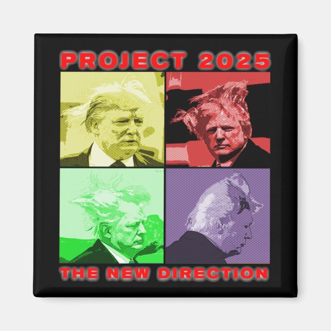 Projekt 2025 [den nya inriktningen] aktivt 1 magnet (Framsidan)