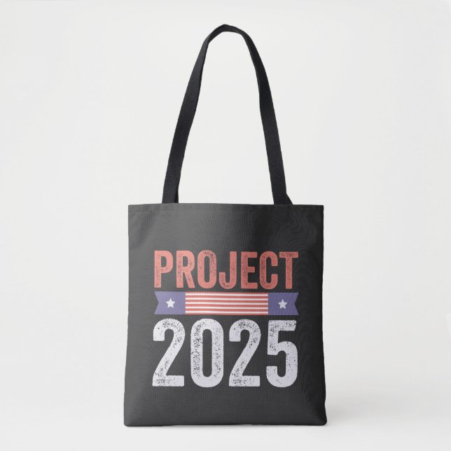 Projekt 2025: Trump American Patroitic T-Shirt Tygkasse (Framsida)
