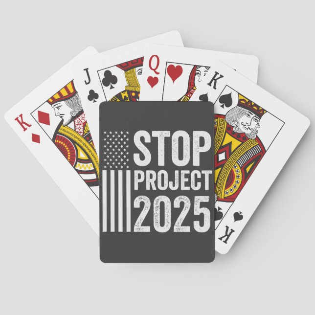 Projekt 2025: Trump American Republican USA Casinokort (Baksidan)