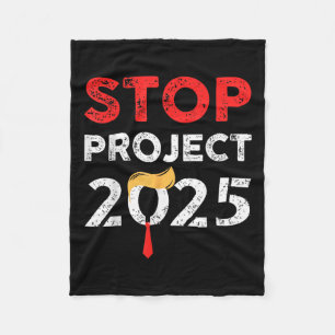 Projekt 2025 Trumps projekt Anti Trump Roligt pres Fleecefilt