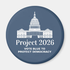Projekt 2026 Rösta för demokrati Magnet