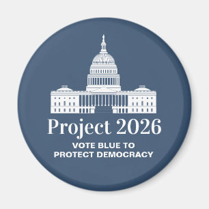 Projekt 2026 Rösta för demokrati Magnet