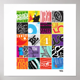 Projekt I för 20 kvadrater Poster