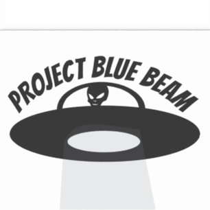 PROJEKTBLUE BEAM UFO CAR DECAL STICKER KLISTERMÄRKEN