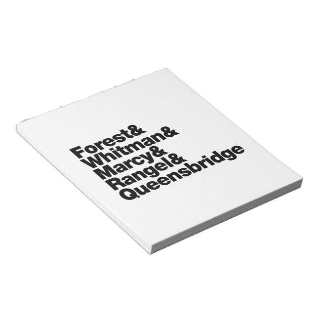 Projekten Anteckningsblock (Vinklad)