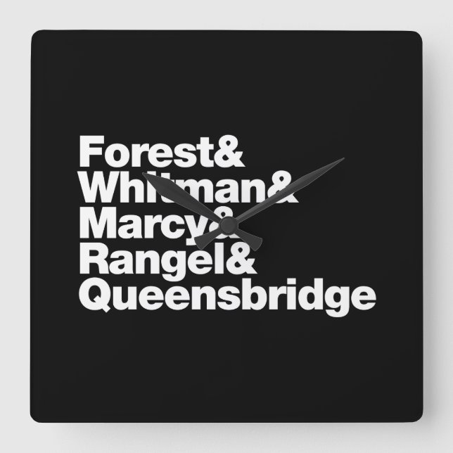 Projekten Fyrkantig Klocka (Framsida)