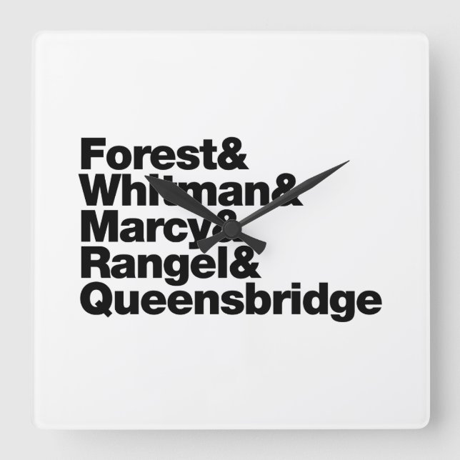 Projekten Fyrkantig Klocka (Framsida)