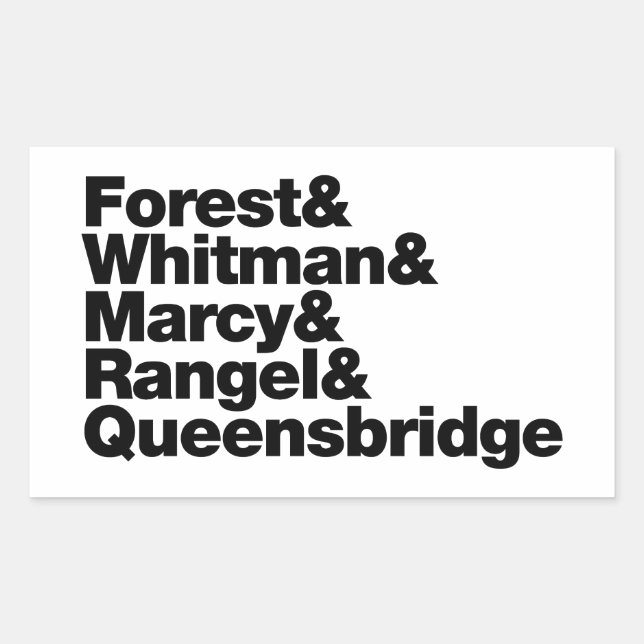 Projekten Rektangulärt Klistermärke (Framsida)