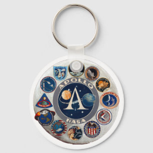 Projektera Apollo: Den sammansatt logotypen Nyckelring