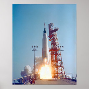 Projektera barkassen för mercuryen MA-9, tro 7 Poster