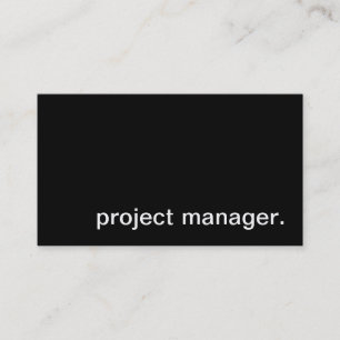 projektera chefen visitkort