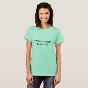 Projektera Leda i geometriska brev från Tee Shirt