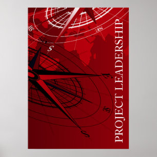 Projektera ledarskapaffischen poster