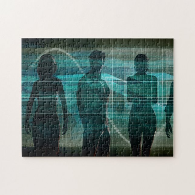 Projektera ledning- och softwarelösningar pussel (Horisontell)