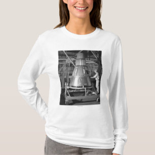 Projektera mercuryen - kapseln #2 fotograferar tee shirt
