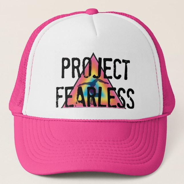 Projektera oförskräckt truckerkeps (Framsida)
