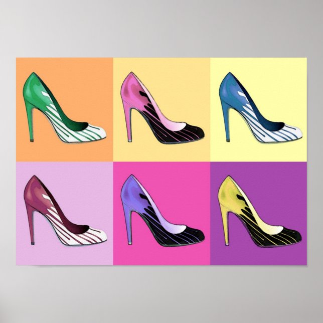 Projekteringsstiletto Pumps / Shoes / Högklackars Poster (Framsidan)