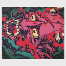 PROJEKTETS HALLOWEEN JAPANESE DJÄVULEN Wrapping Pa