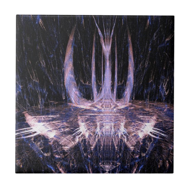 Projektion avbildar kakelplatta (Framsidan)