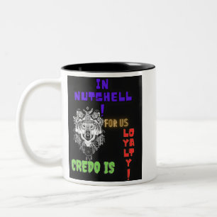 Projektionskaffe med fetstil Varg Kopp