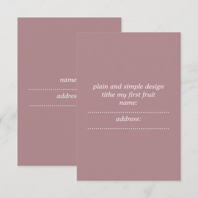 projektionsyta, vit påfyllnad av projektionsyta, i inbjudningar (Fram/baksida)