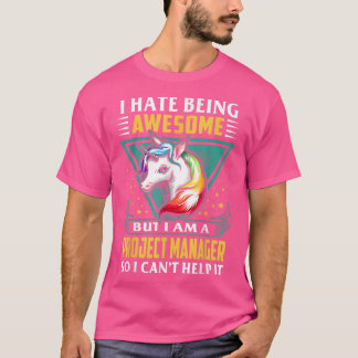 Projektledare för Fantastisk Unicorn T Shirt