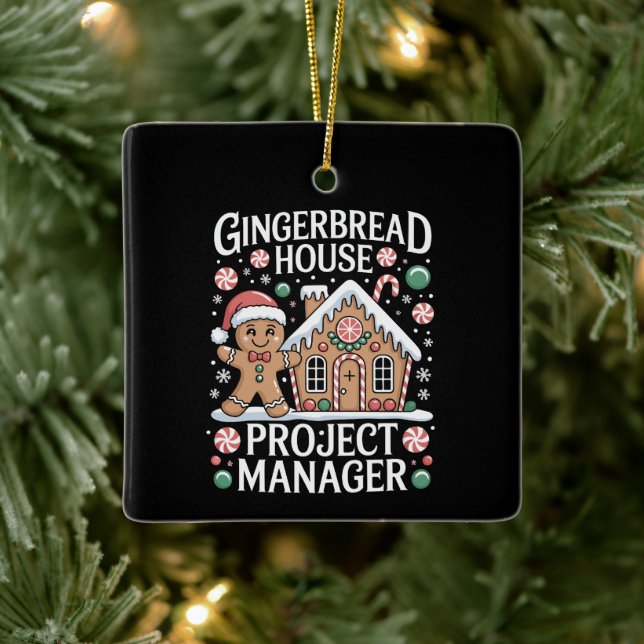 Projektledare för pepparkakshus Bakning av kakor  Julgransprydnad Keramik (Träd)
