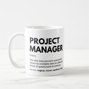 Projektledare - Lustigt arbete Kaffemugg