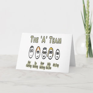 Projektledning för A-teamet Kort